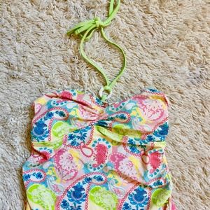 Colorful Tankini Swim Top